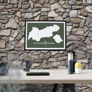 Wandbild Tirol personalisierte Geschenke
