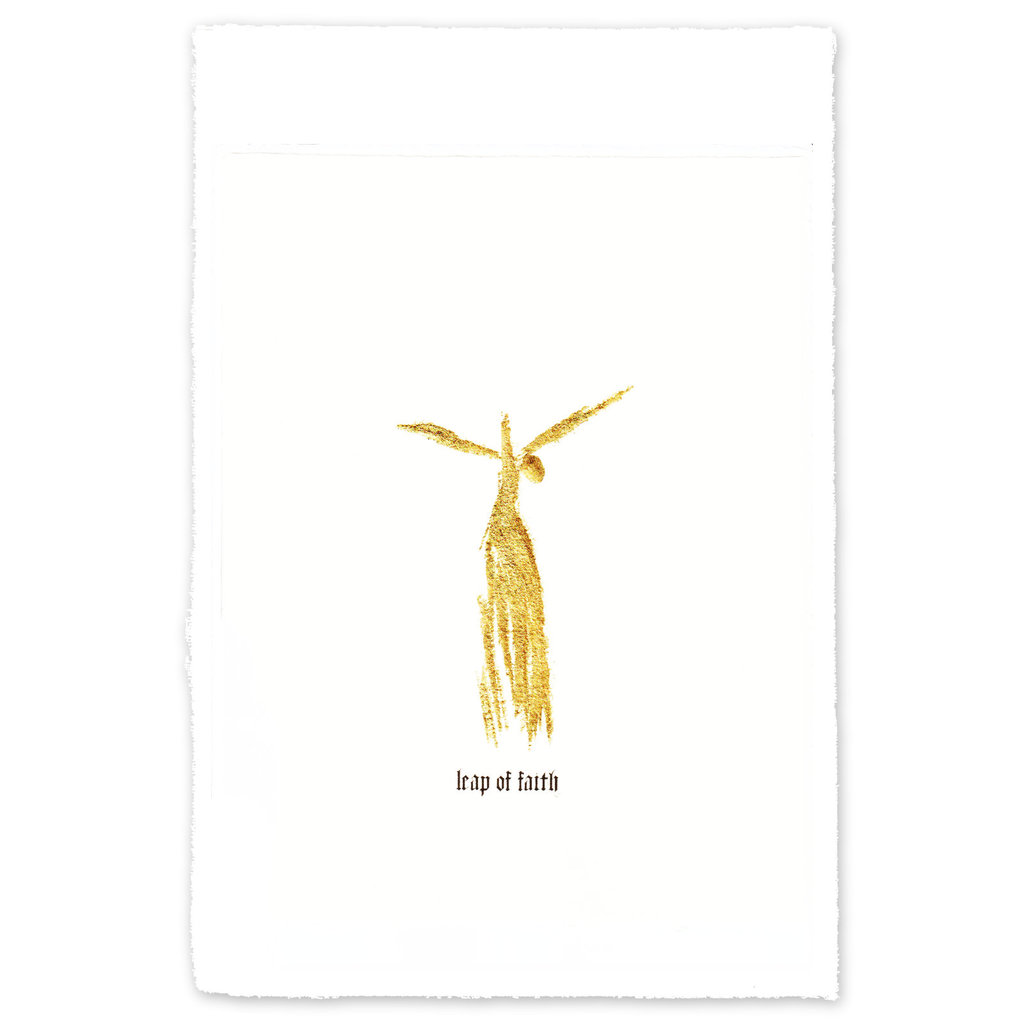 Moderne christliche Kunst Gold Bilder Kreuz Glaube Hoffnung Liebe  Contemporary gold artwork cross from the “Leap of Faith – Faith, Hope, Love” cycle on handmade paper – Atelier Wonnereich